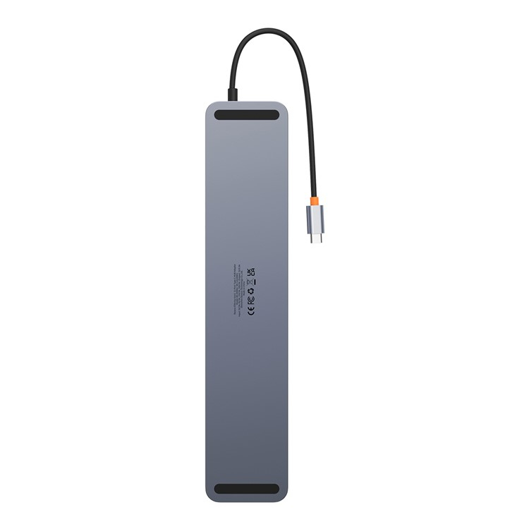 Elitejoy Gen2 12in1 USB C Multiport Adapter Dockingstation 2x USB C (PD/100W) / 3x USB A / 2x HDMI / DP / SD   Micro SD / LAN / 3.5mm - Grau