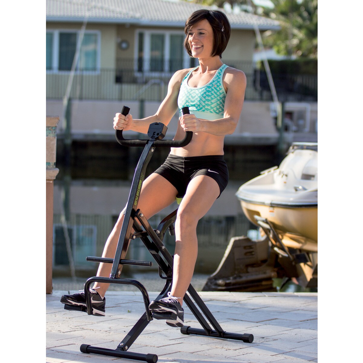 Gymform® Fitnessgerät für Zuhause klappbar - Trainingsgerät Ab Booster Plus