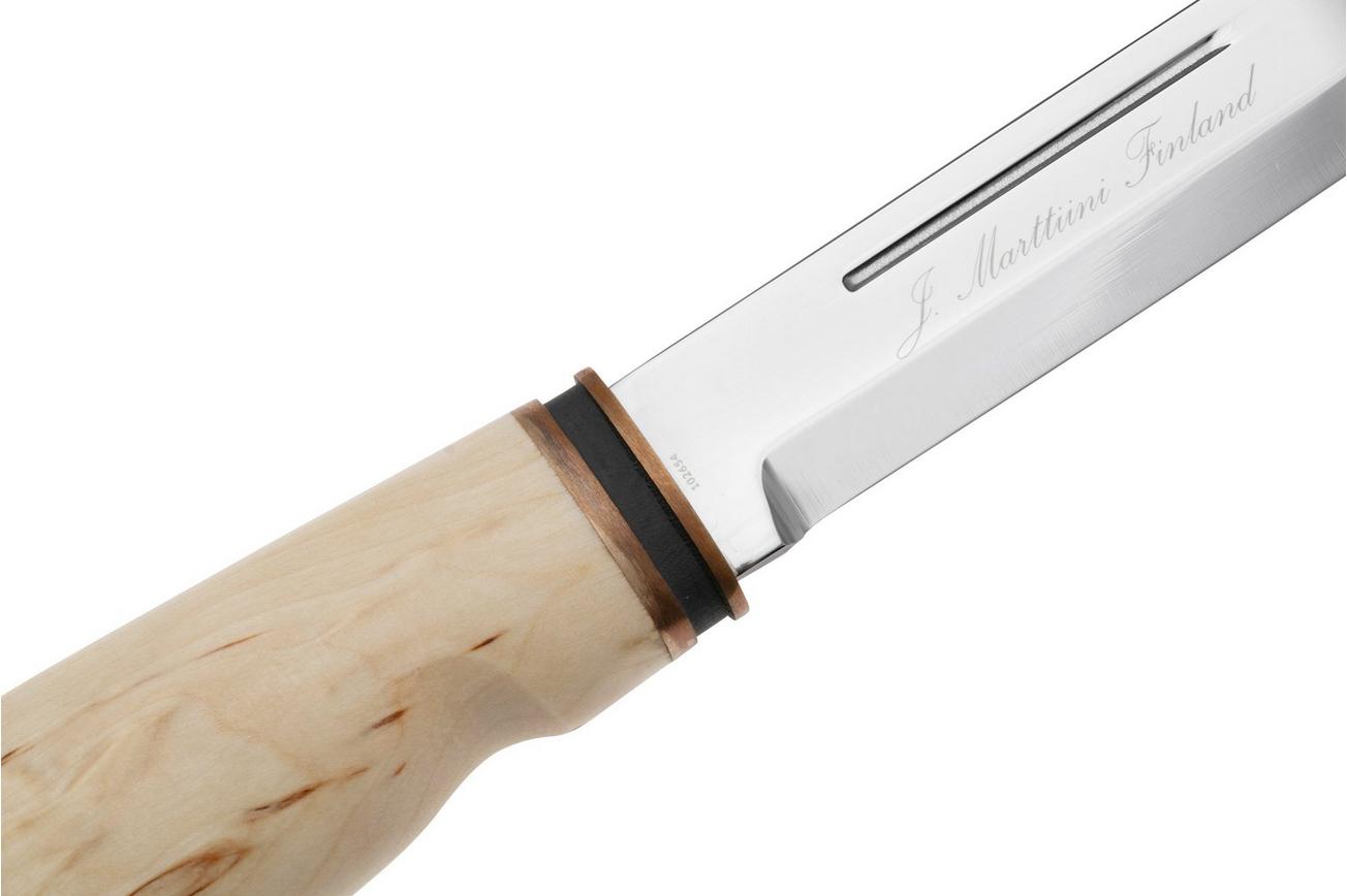 Marttiini Bear 549011W, Stainless, Curly Birch, outdoormes