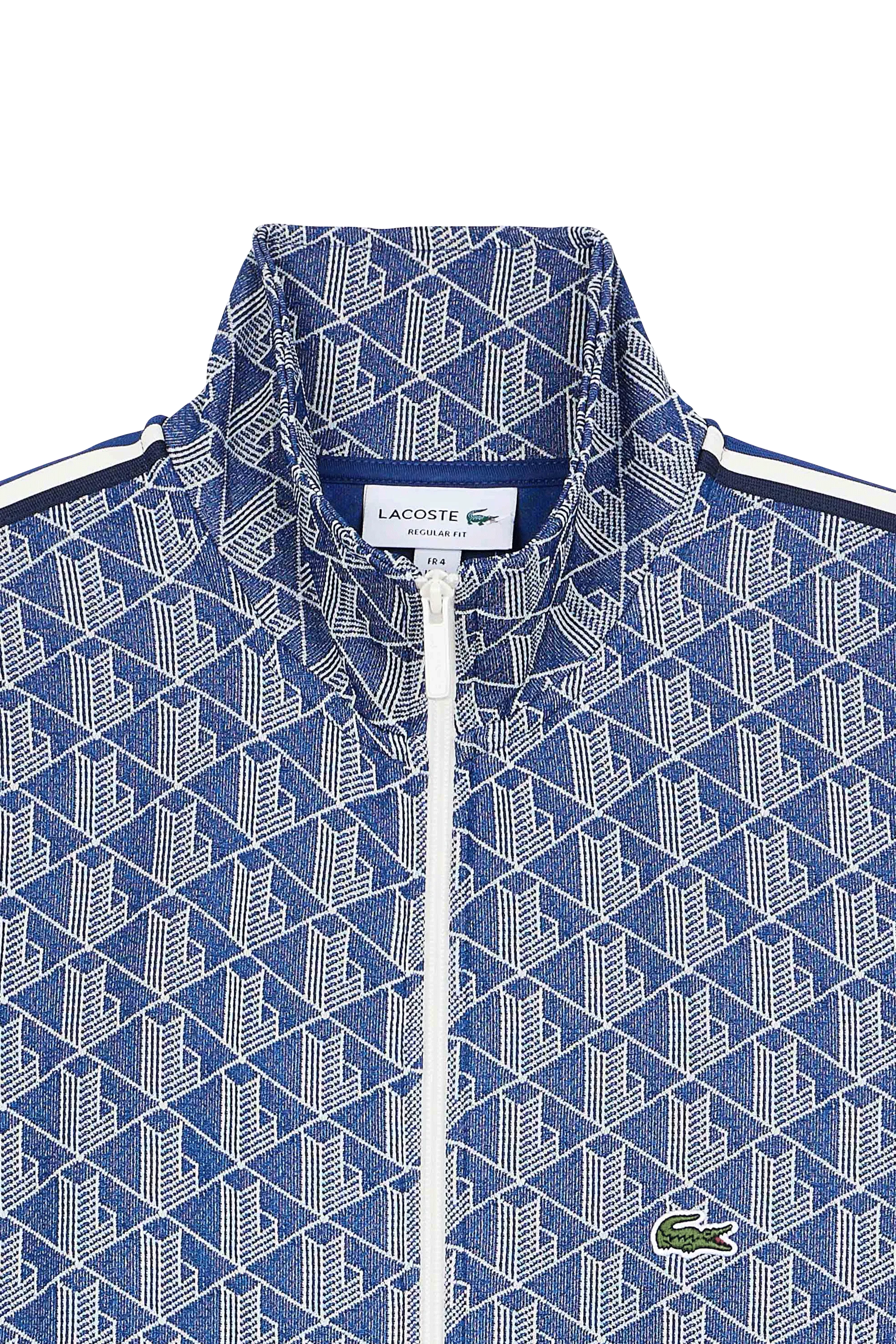 LACOSTE Veste THE BLEND MONOG QIE METHY Bleu