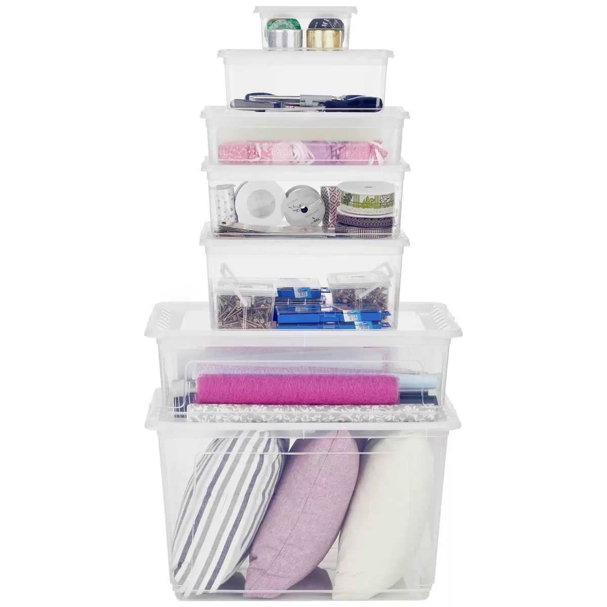 Multibox 30L inkl. Deckel Bea Homezone Transparent