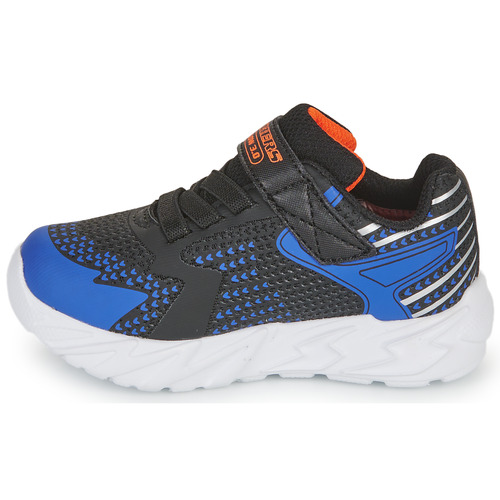 Skechers - FLEX GLOW BOLT - Noir / Bleu / LED