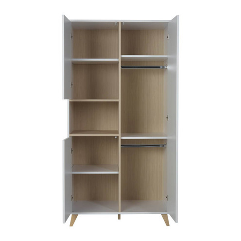 Armoire 3 portes LOFT Blanc - QUAX