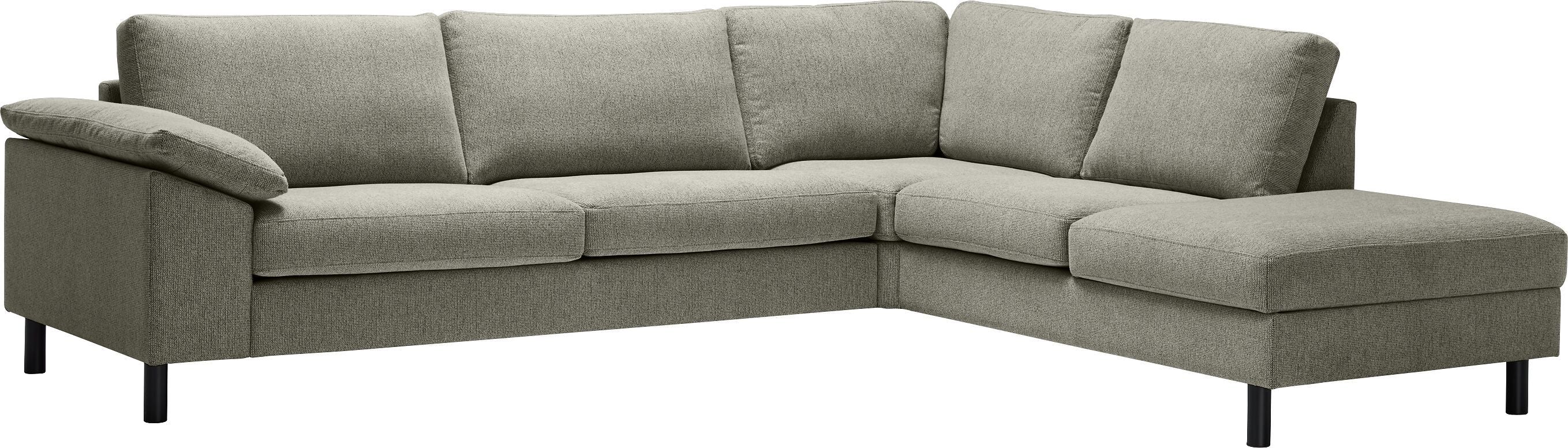 DIENER Ecksofa - Grau / B: 277.0 cm x T: 225.0 cm x H: 81.0 cm