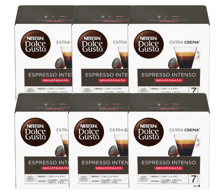 96 capsules - Espresso Intenso Decaffeinato - NESCAFÉ DOLCE GUSTO®