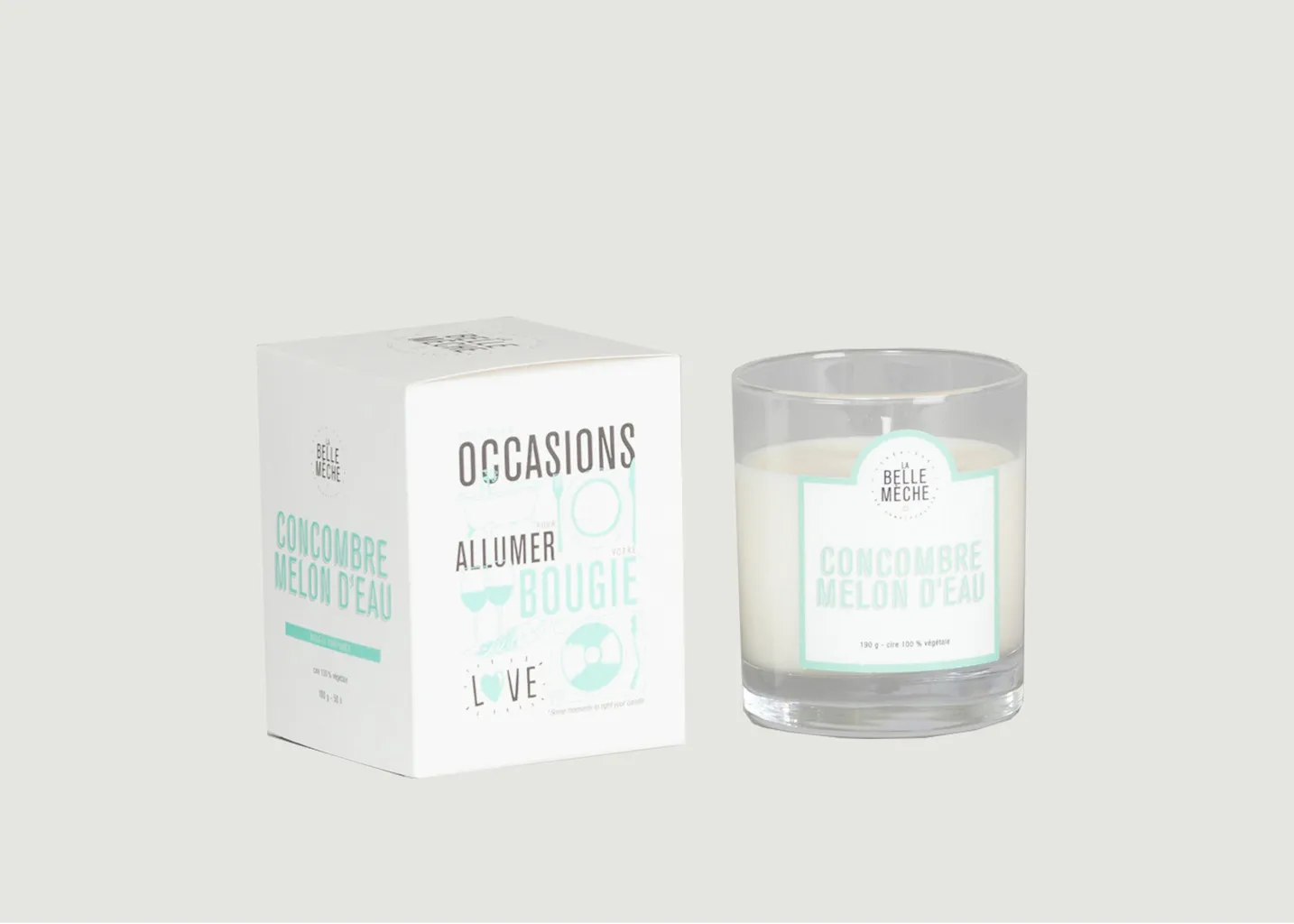 Bougie Concombre Melon D'eau La Belle Mèche