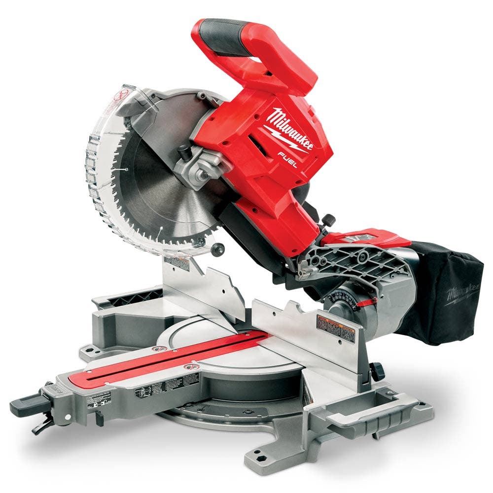 Serra de esquadria composta deslizante MILWAUKEE FUEL 254mm sem escovas 18V Skin M18FMS254-0