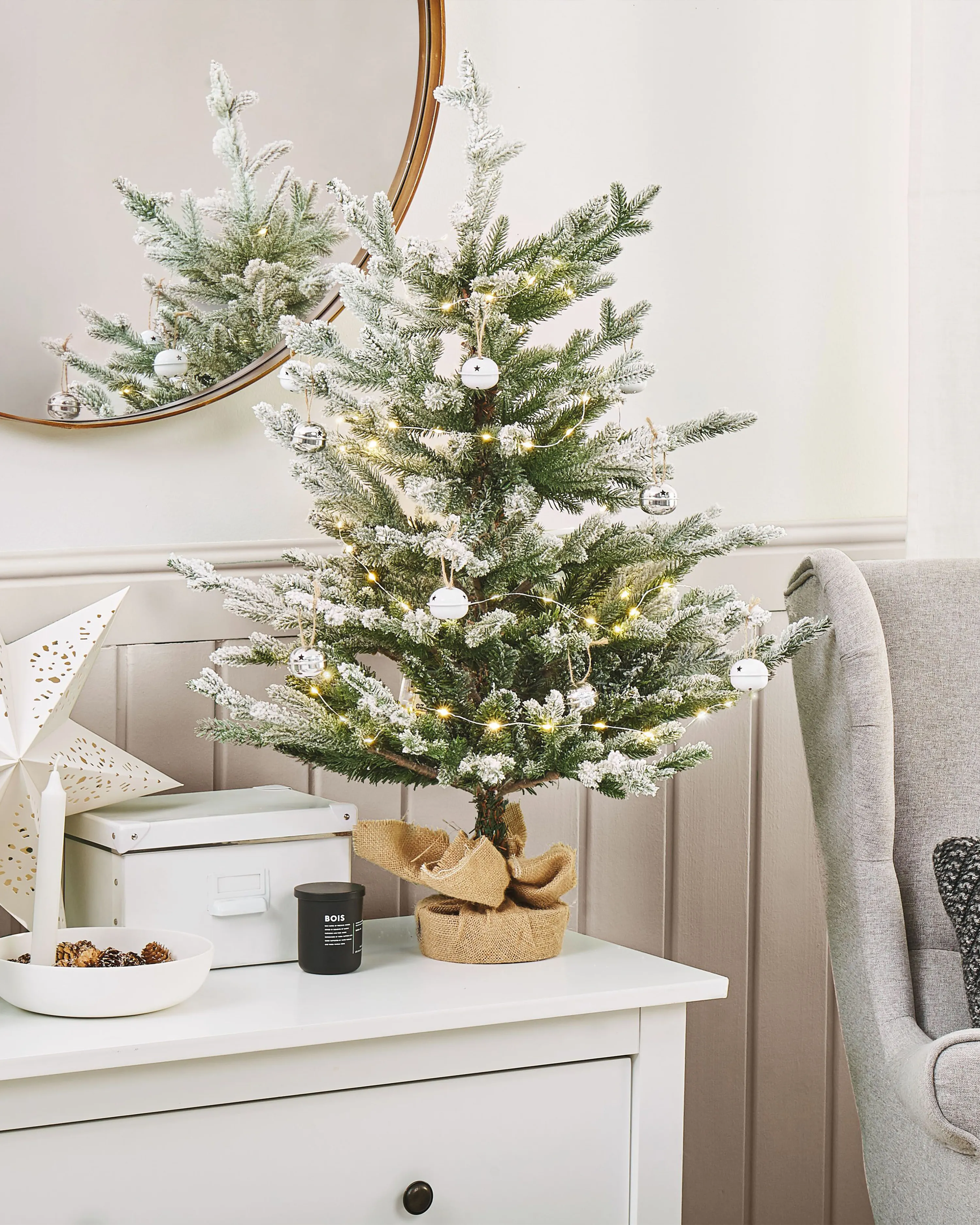 Besneeuwde kunstkerstboom RINGROSE 90 cm Groen