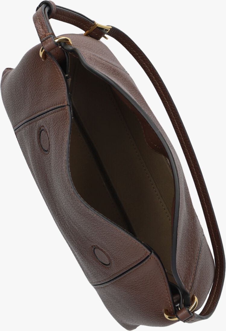 bruine wandler schoudertas penelope slouch bag