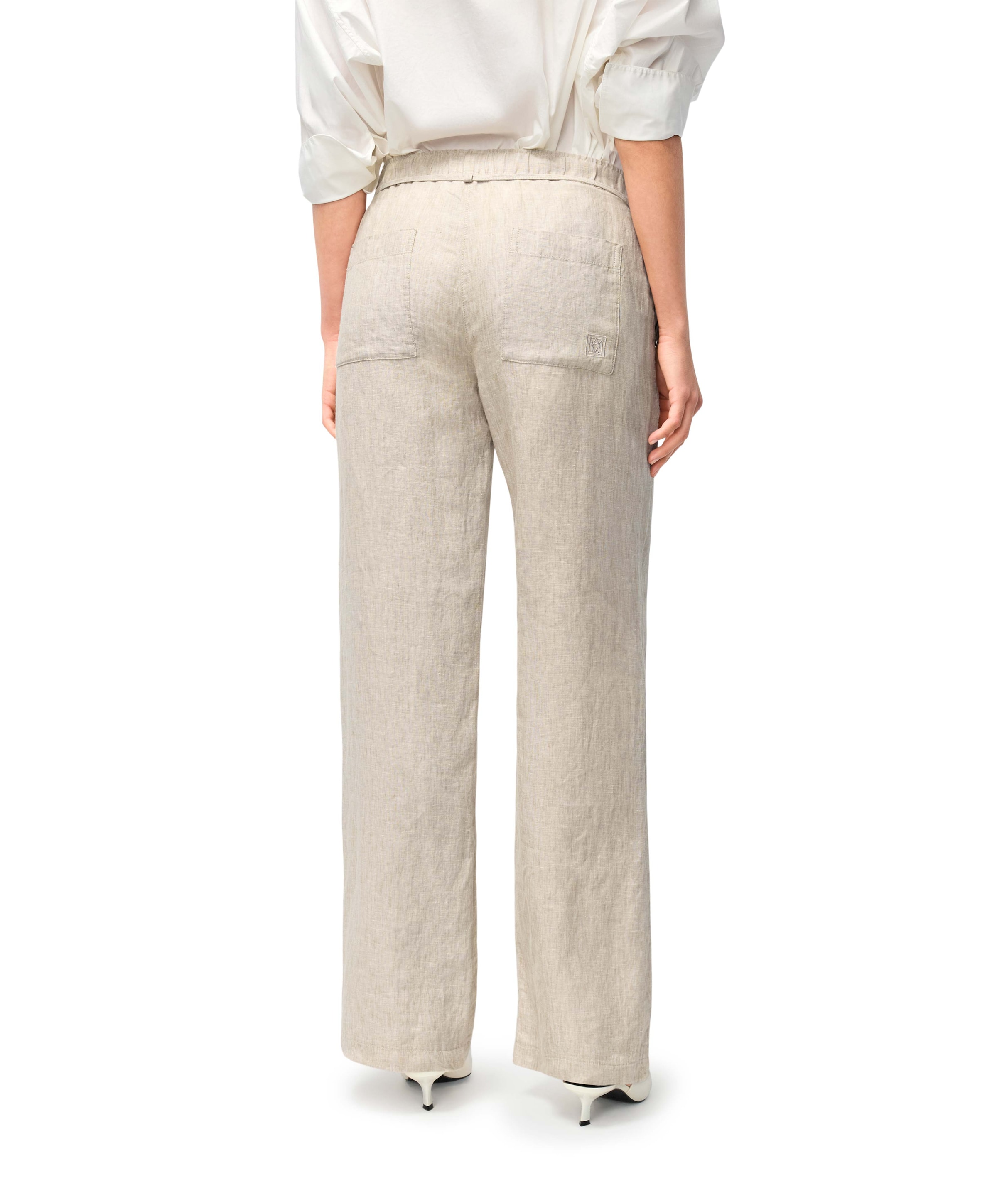 MAC CHIARA BELT dames pantalon beige