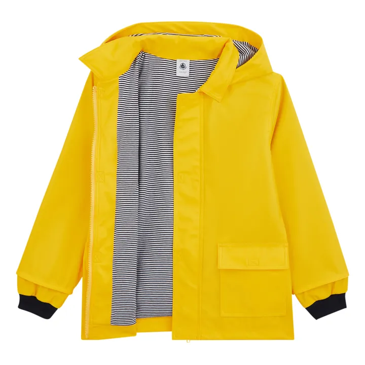 Petit Bateau Ciré Doublé Coton Bio | Jaune