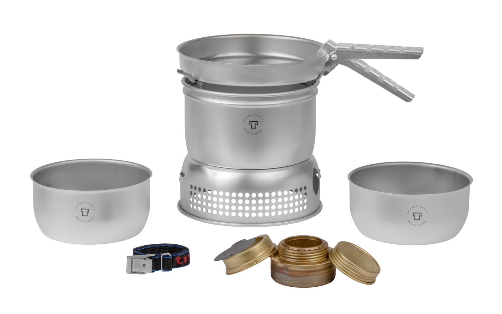 Trangia Trangiakök 27-9 UL / HA Campingkochset 3- teilig mit Spiritusbrenner Set 1 grau