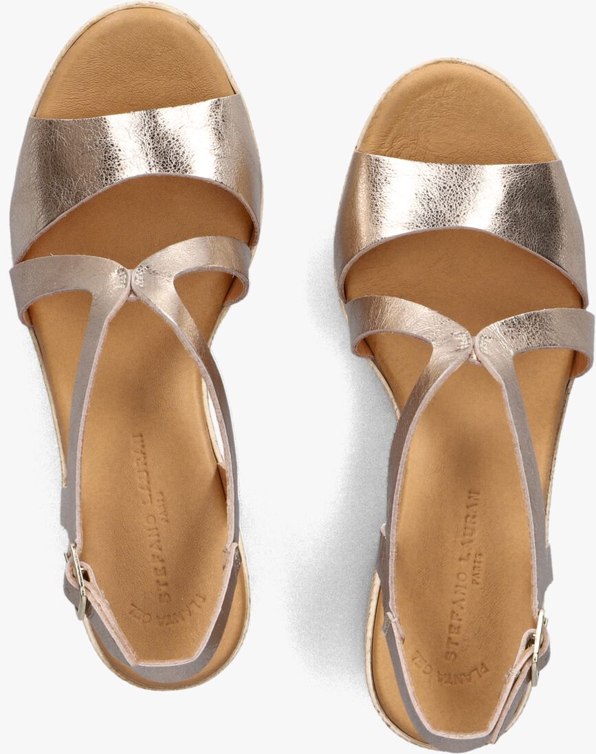 gouden stefano lauran sandalen met sandaal th