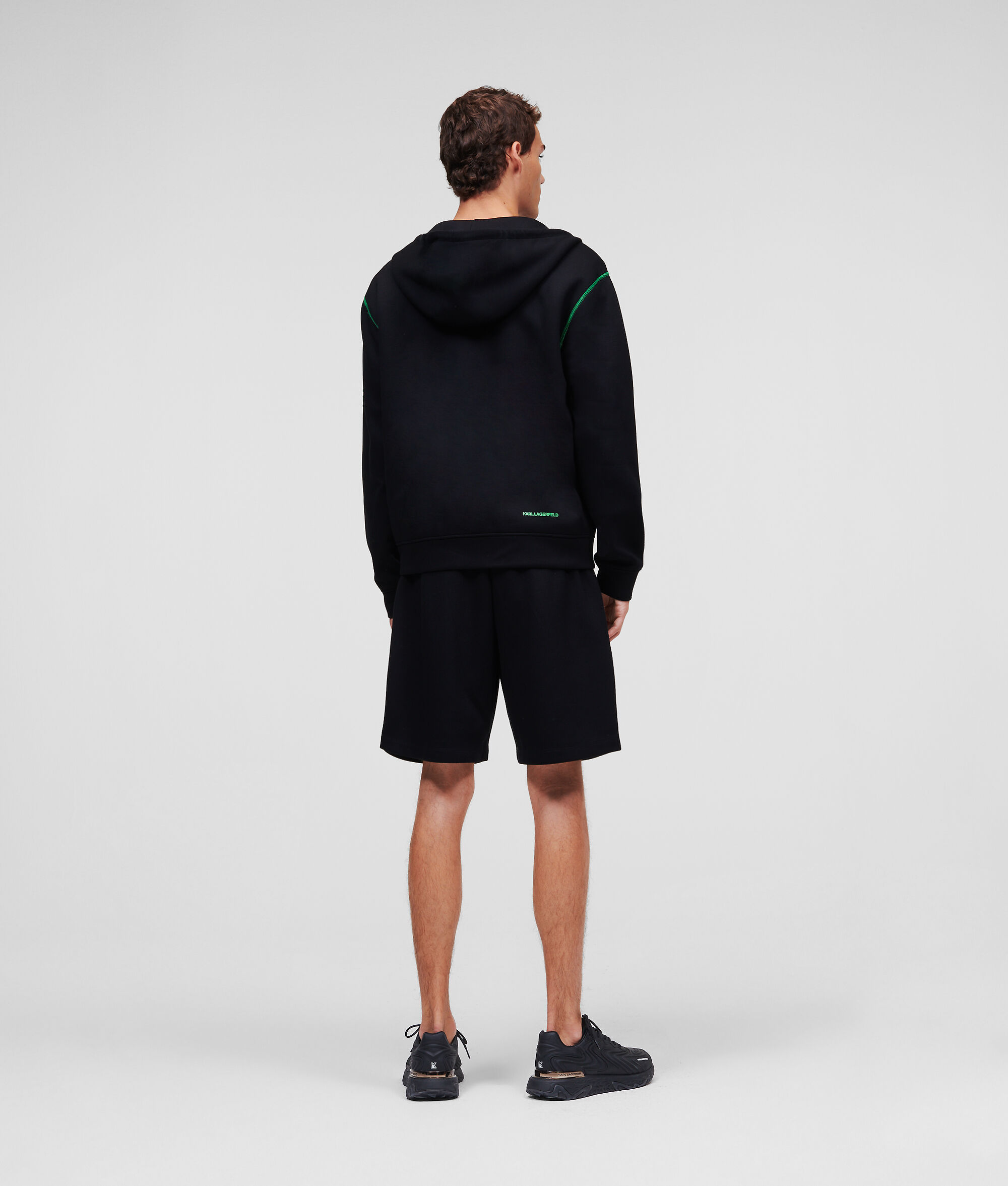 SWEAT À CAPUCHE ZIPPÉ AVEC LOGO KARL