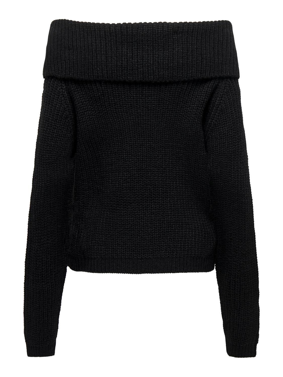JDYJUSTY Strickpullover Black