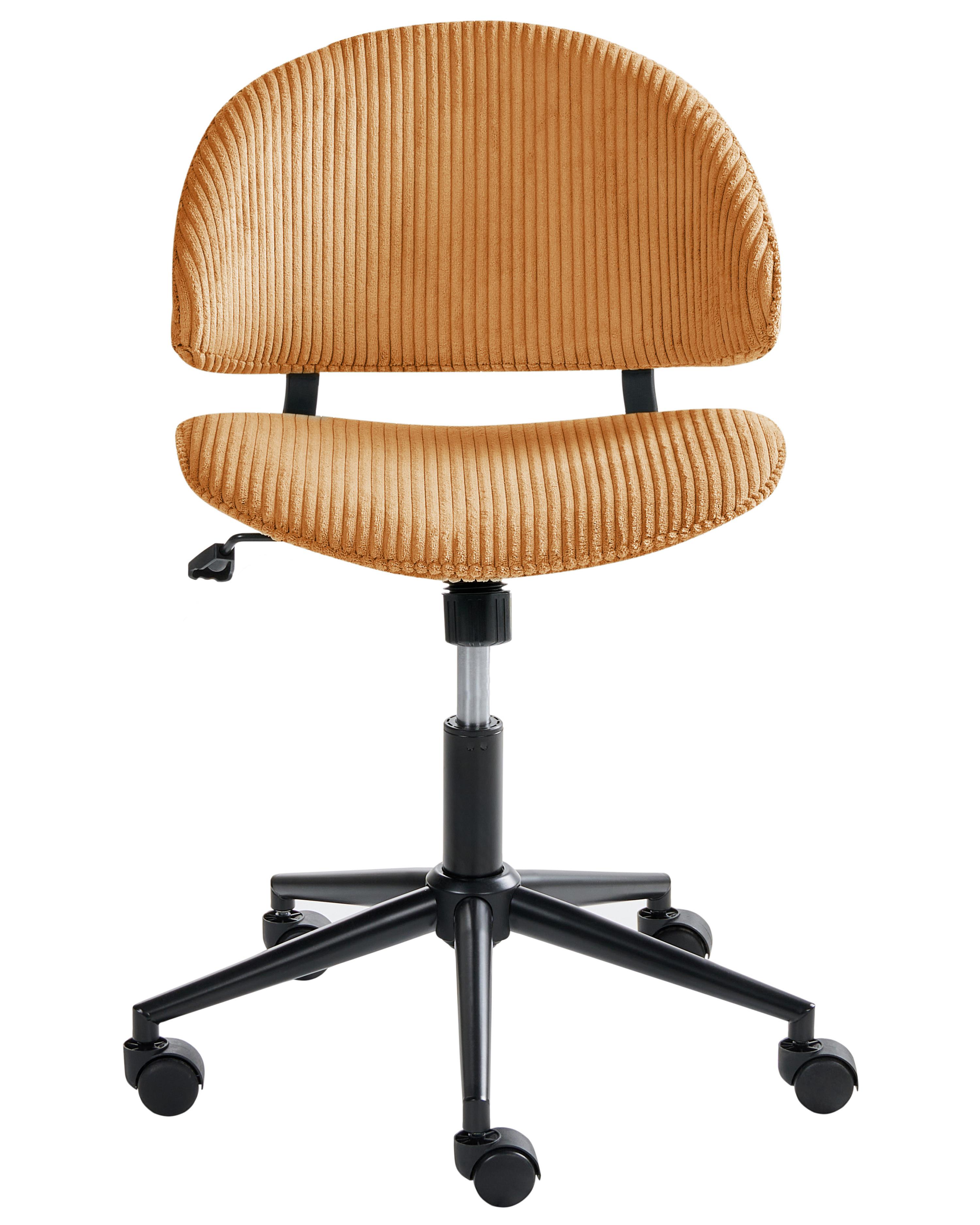 Bureaustoel KIANA Corduroy Oranje