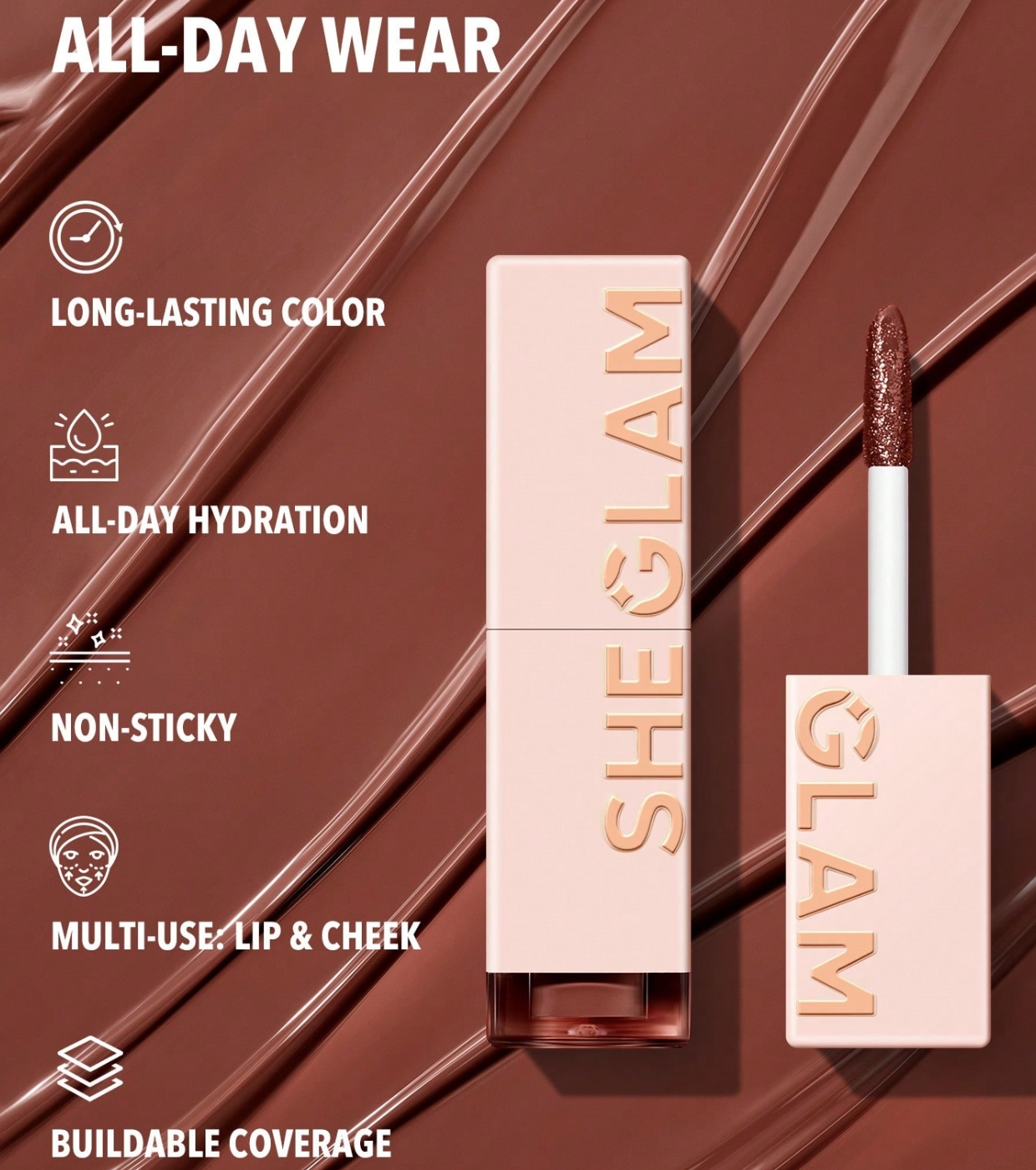 SHEGLAM - Tinta Labial Take a Hint - Mocha Loca