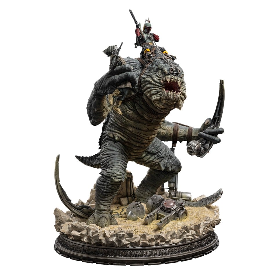 Star Wars - Boba Fett & Rancor Statue Demi Scale 1/20