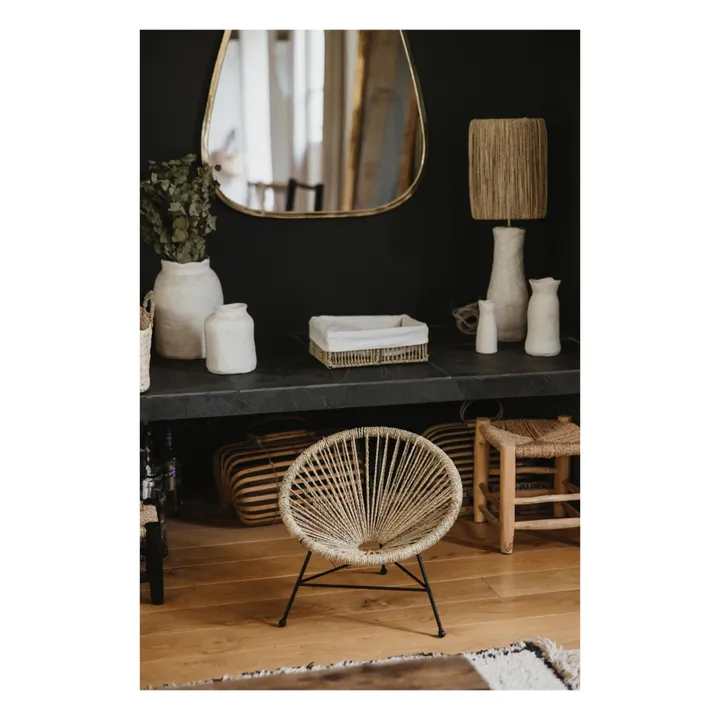 Cosydar Fauteuil pour enfant en métal | Noir