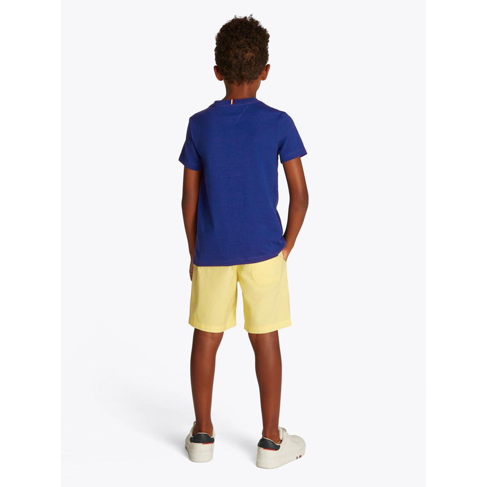 Køb Tommy Hilfiger Wedge Blue Essential Bomuld Reg T-Shirt