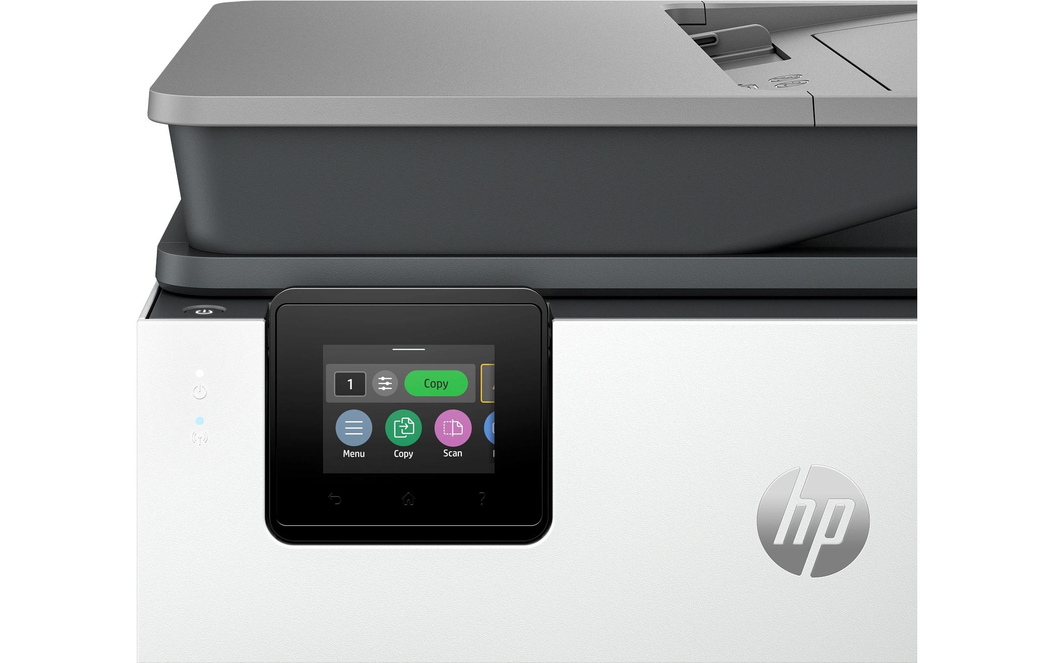 Multifunktionsdrucker OfficeJet Pro 9120e<br>4-in-1 Multifunktionsdrucker zum Drucken, Scannen, Kopieren und Faxen mit praktischer ADF für 35 Blatt