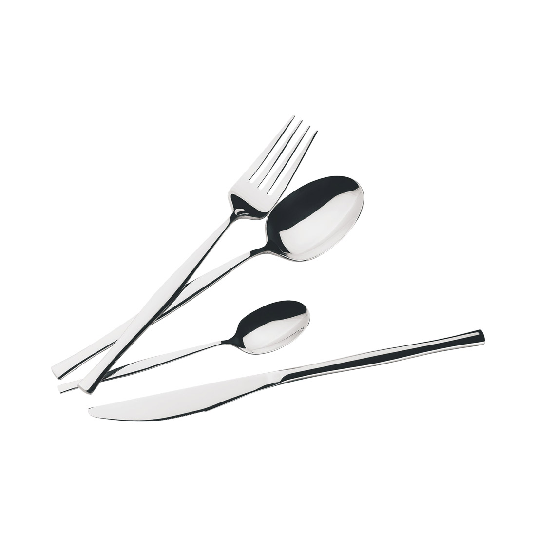 Berlinger Haus 24-teiliges Besteck-Set breit Anthracite Collection