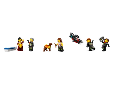 LEGO Brandweerkazerne en brandweerauto (60414)