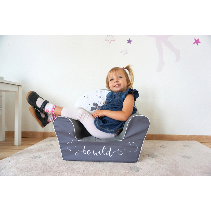knorr toys® Kindersessel Bear grau