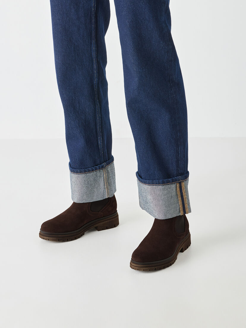 Leren Chelseaboot - bruin