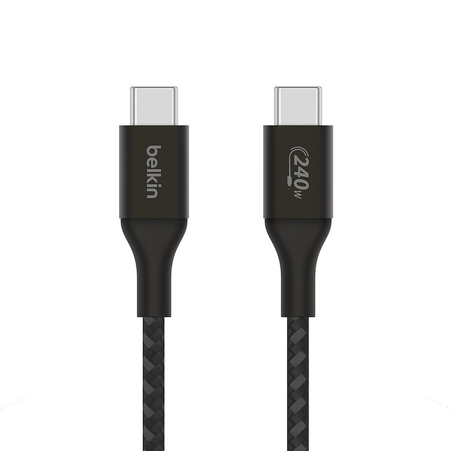 Belkin Câble USB-C vers USB-C 240W - renforcé (noir) - 1 m