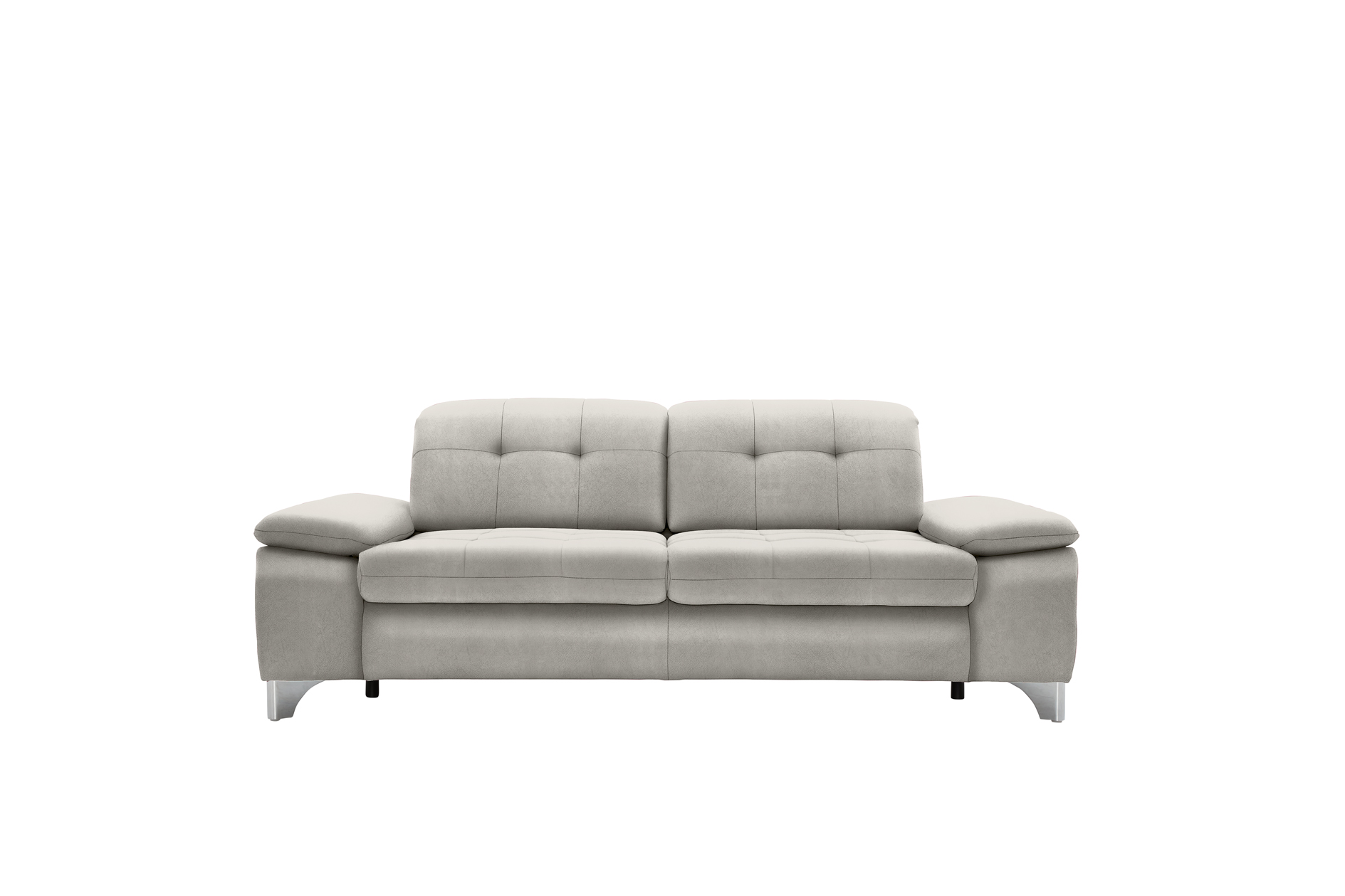 polsterpower 3-Sitzer-Sofa - Saddle alu - Basismodell