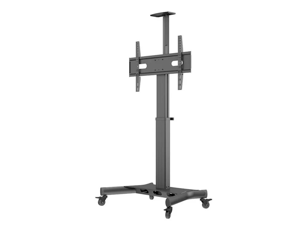 Multibrackets M Public 170 HD - Vogn med hjul - motoriseret - for LCD display - enkelt søjle, gulvstander - aluminium, stål - sort - skærmstørrelse: 32