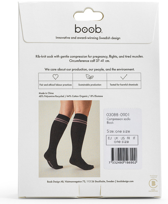 Boob Essentials Støttesokker, Svart