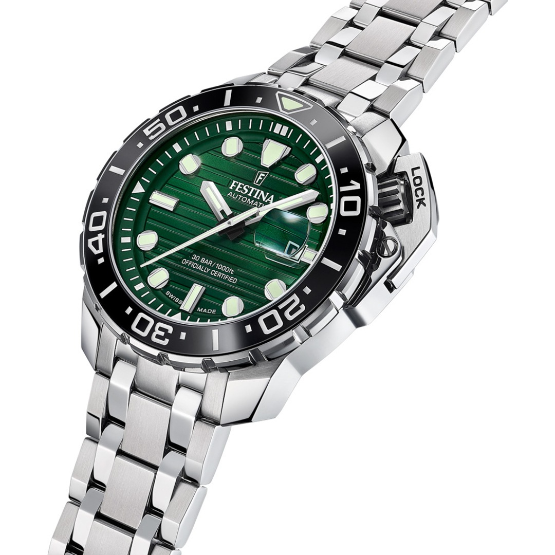 Festina Swiss Diver COSC Grün