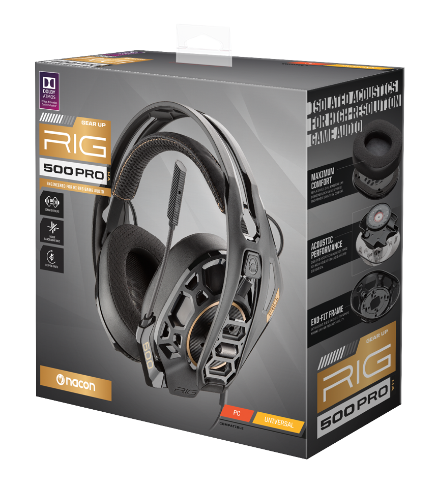 Nacon RIG 500 PRO Headset Wired PS4/Xbox One/PC