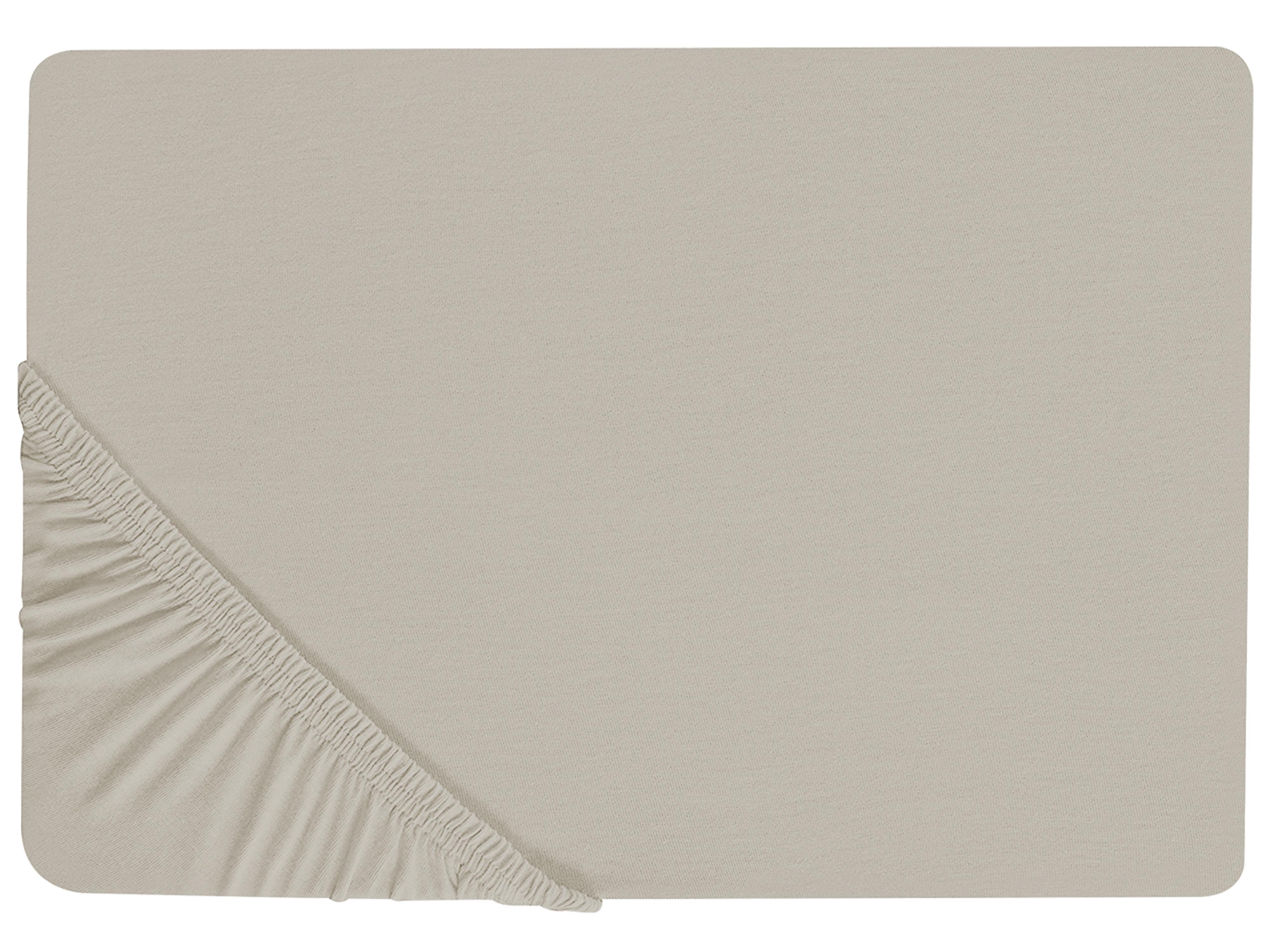 Hoeslaken JANBU Katoen 200 x 200 cm Taupe