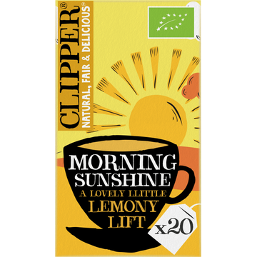 Clipper Morning Sunshine Organic Lemongrass & Maté Infusion 20 Stuks 40 g