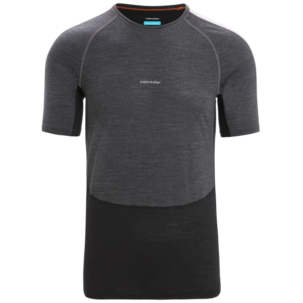 T-shirt randonnée ICEBREAKER M 125 ZONEKNIT SS CREWE JET HTHR/BLK/METRO H/CB