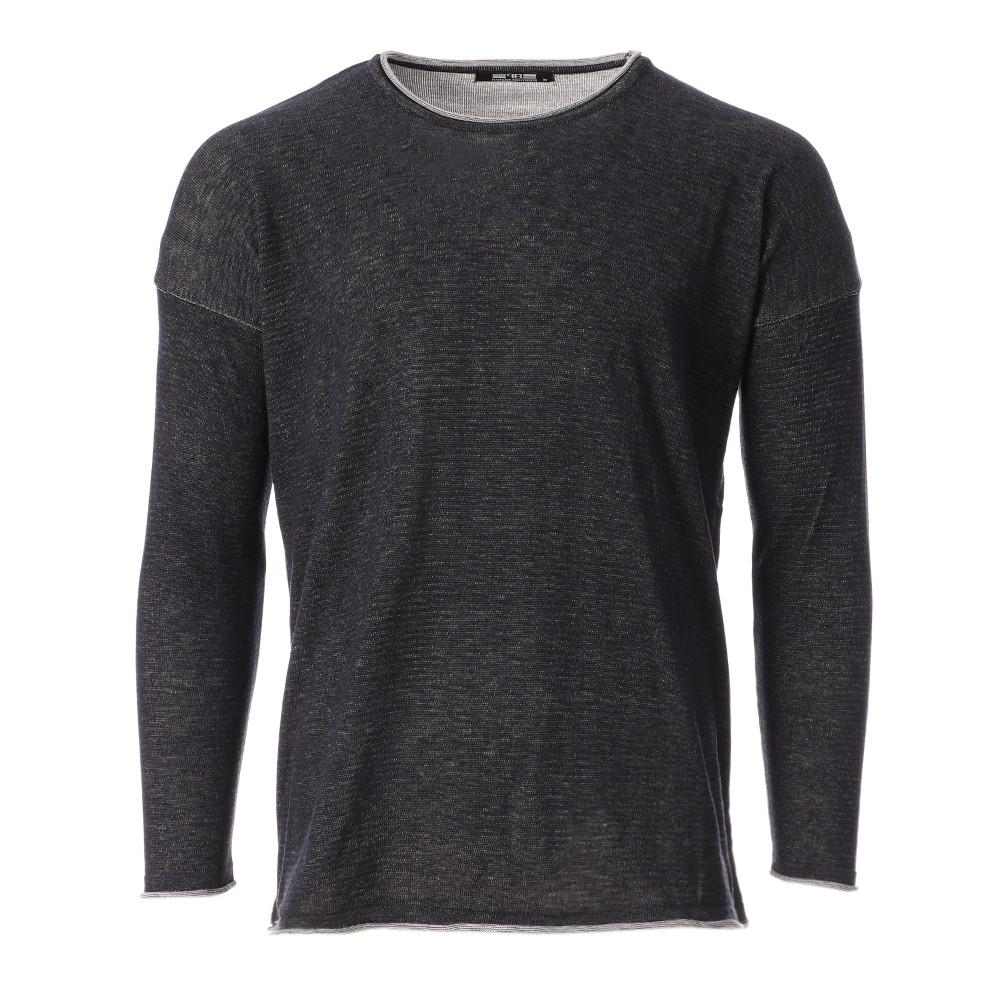Paname Brothers Pull Gris/Noir Homme Paname Brothers 2553