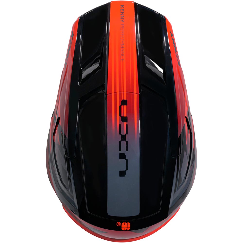 Kenny - Casque Performance Graphic Noir / Orange