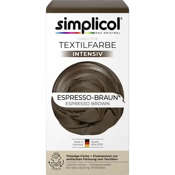 Textilfarbe intensiv Espresso-Braun