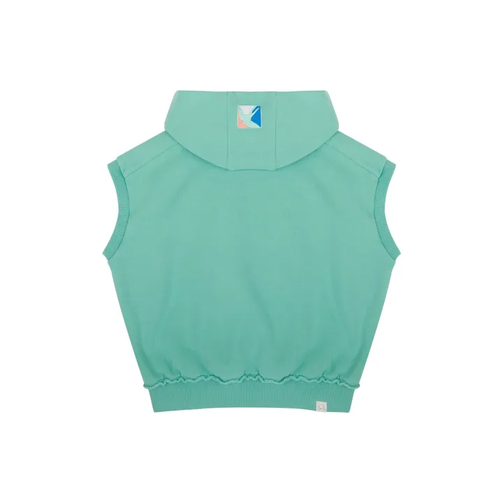Jenest Sweat à Capuche Sans Manches Taka | Vert émeraude