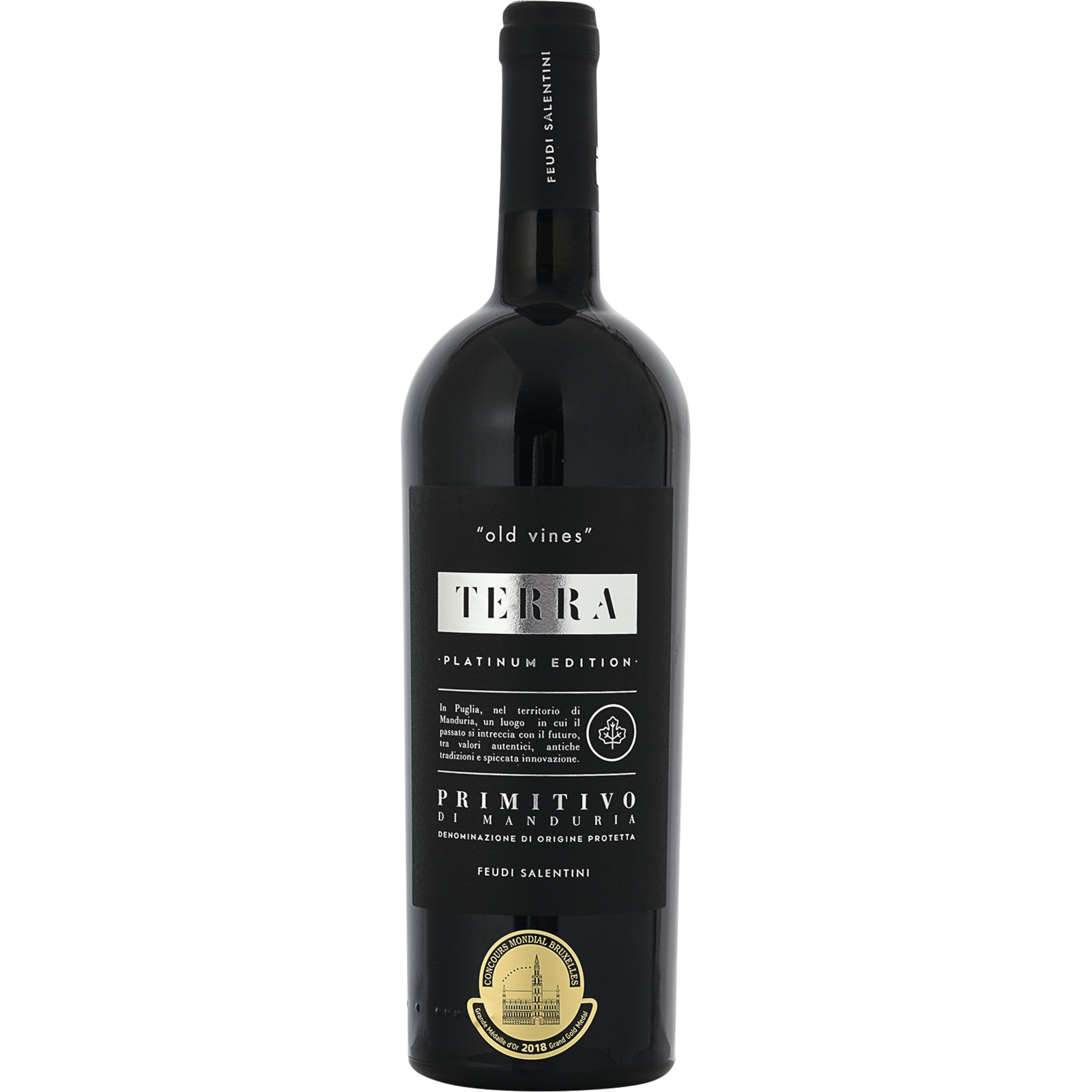 Terra Platinum Edition Primitivo di Manduria DOP 75 cl