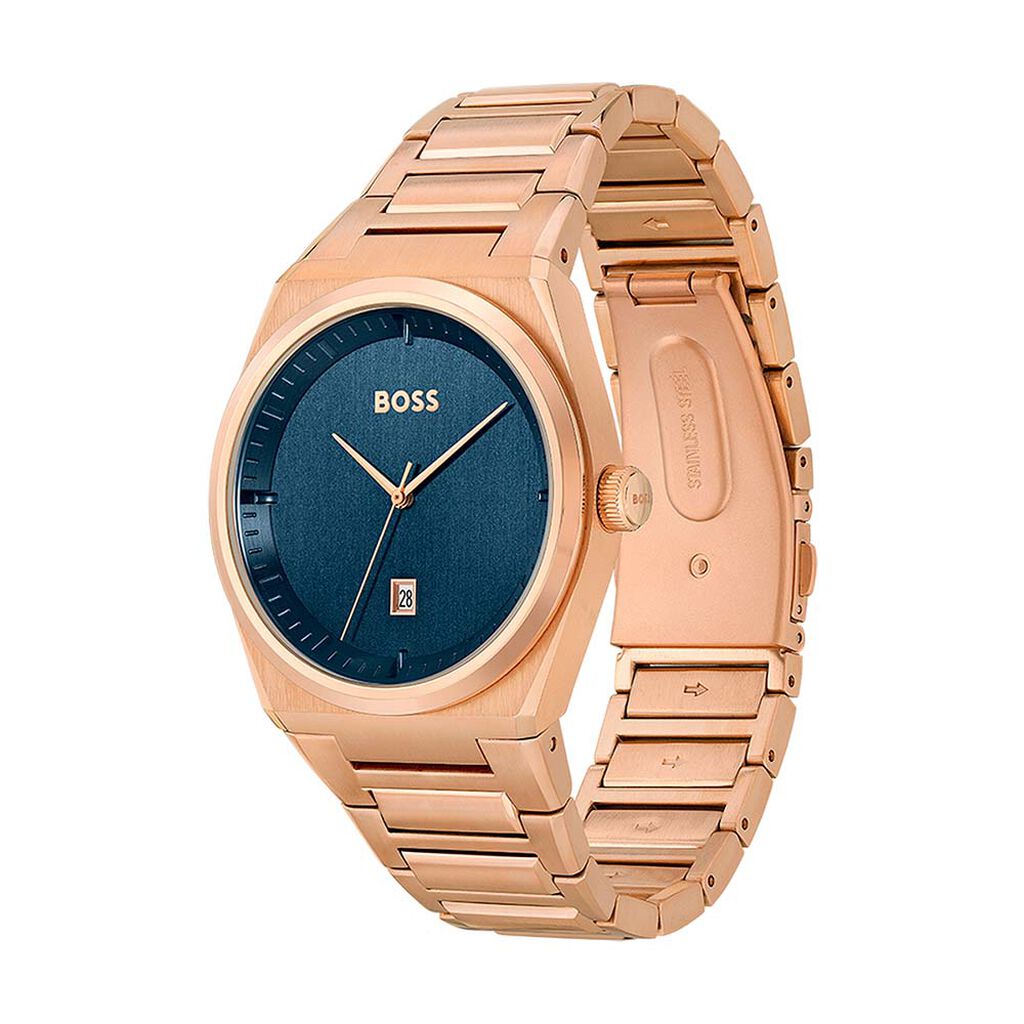 Montre Boss Steer Bleu