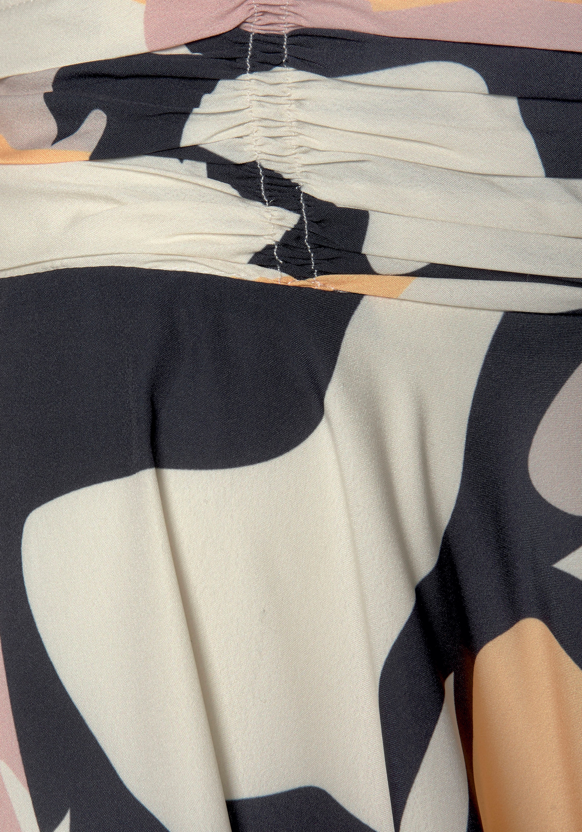 LASCANA Hosenrock , mit grafischem Alloverdruck, Culotte, extraweites Bein