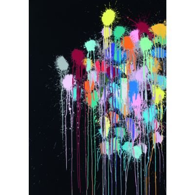 Colour Splat Edge Card