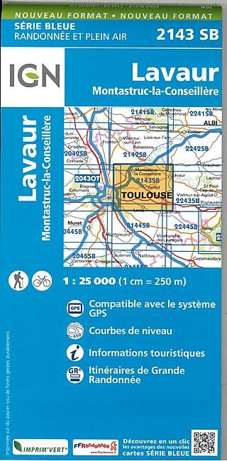 IGN - 2143 SB LAVAUR 1 25 000