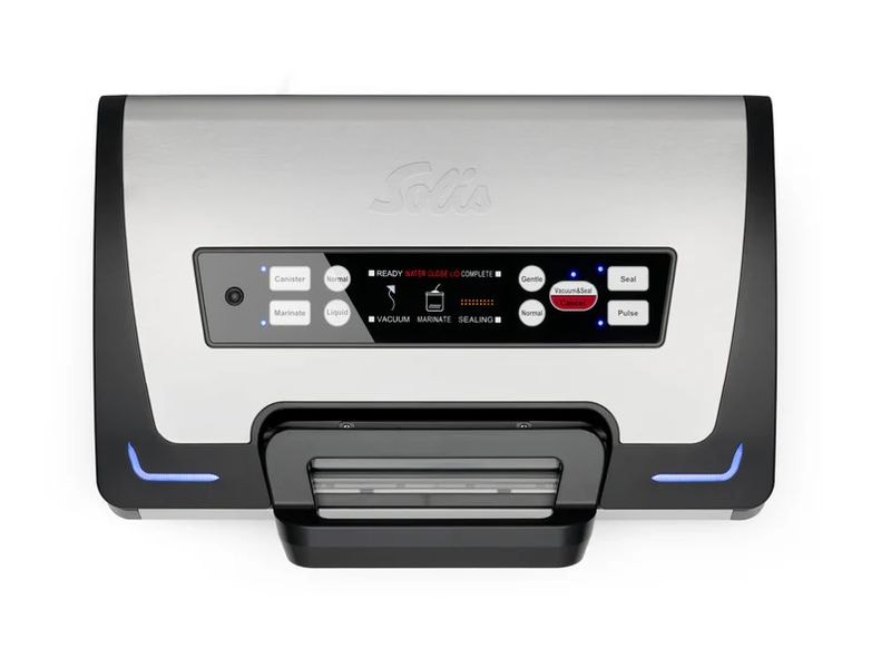 Solis Vakuumiergerät Vac Wet & Dry Schwarz/Silber Vakuumierer