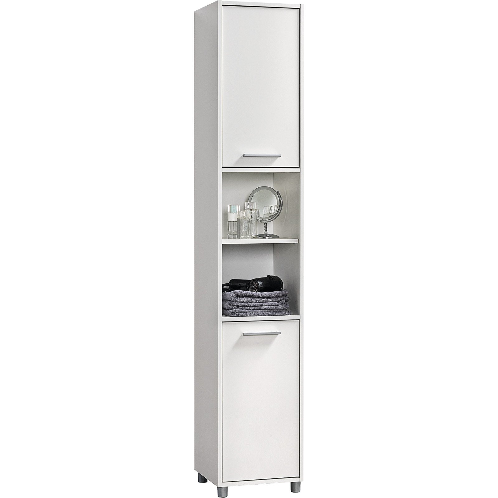 Badhochschrank Betty 3 Dekor weiss 35 x 191 x 34 cm