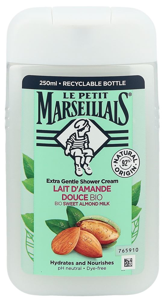 Le Petit Marseillais Duschcreme<br>250 ml, Flasche, Süssmandel